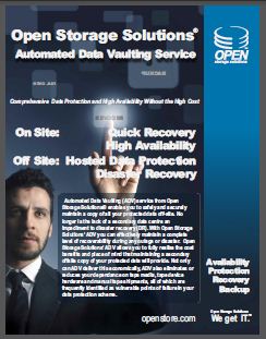 More information on our hosted DR services